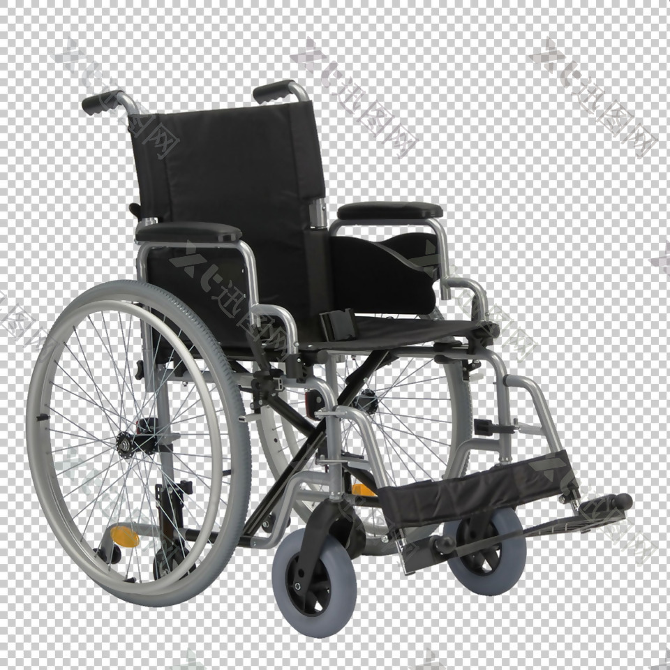 残疾轮椅免抠png透明图层素材