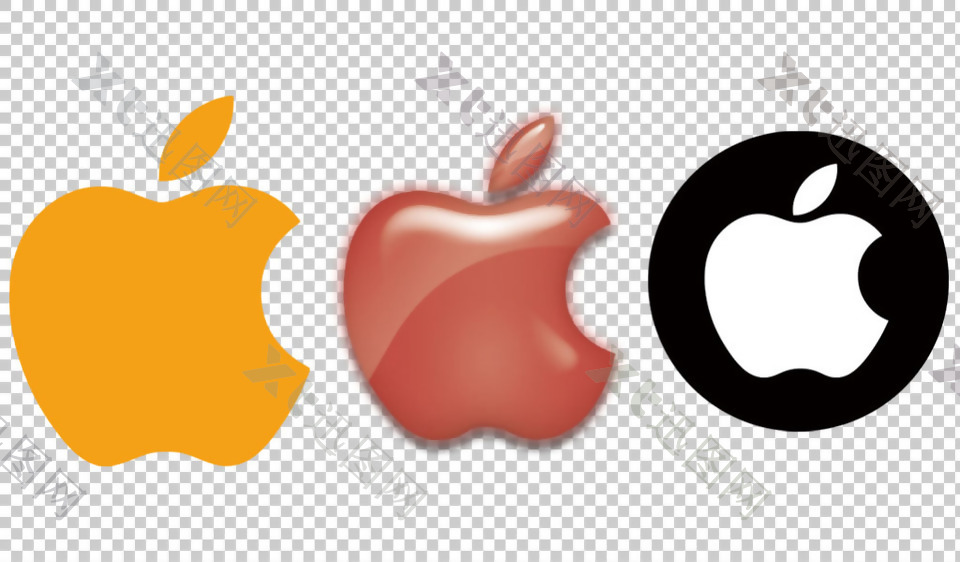 苹果maclogo免抠png透明图层素材
