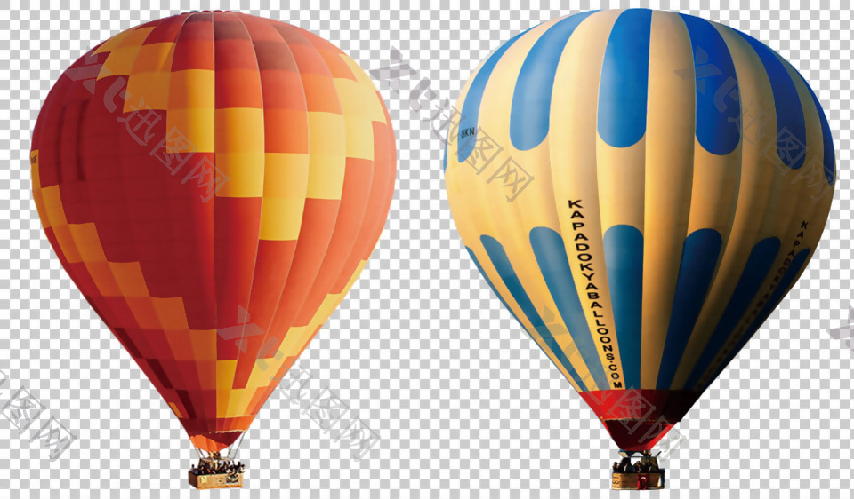 漂亮热气球免抠png透明图层素材