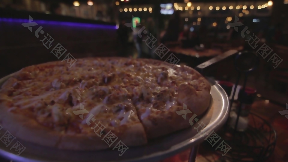 披萨美味食物视频素材