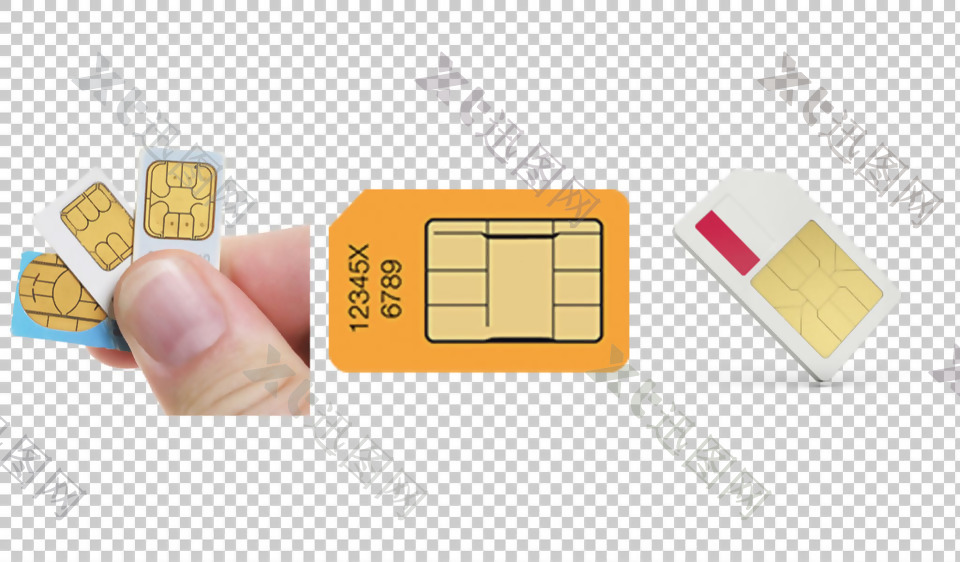 手机卡图片免抠png透明图层素材