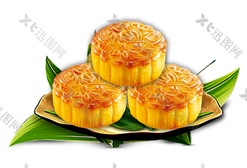 中秋节的团圆月饼
