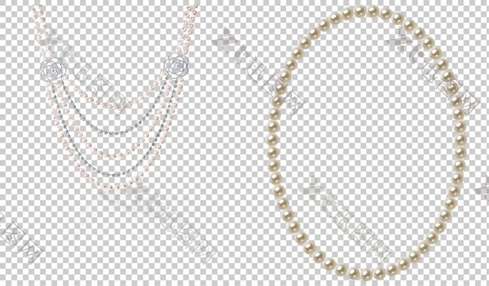 珍珠首饰图片免抠png透明图层素材