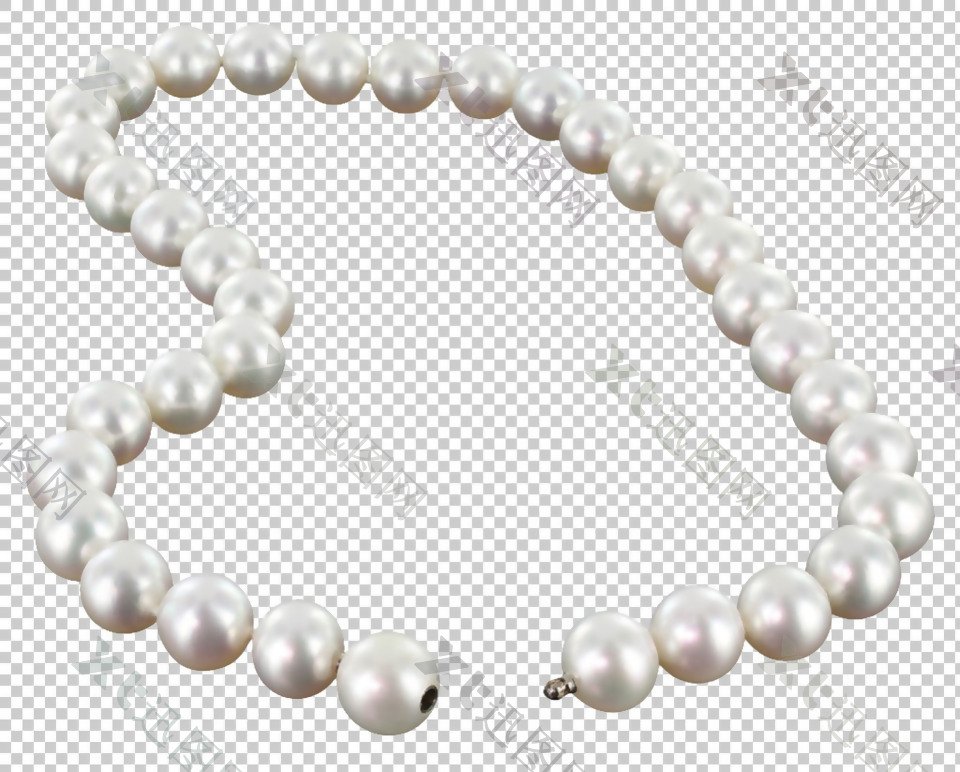 珍珠串免抠png透明图层素材
