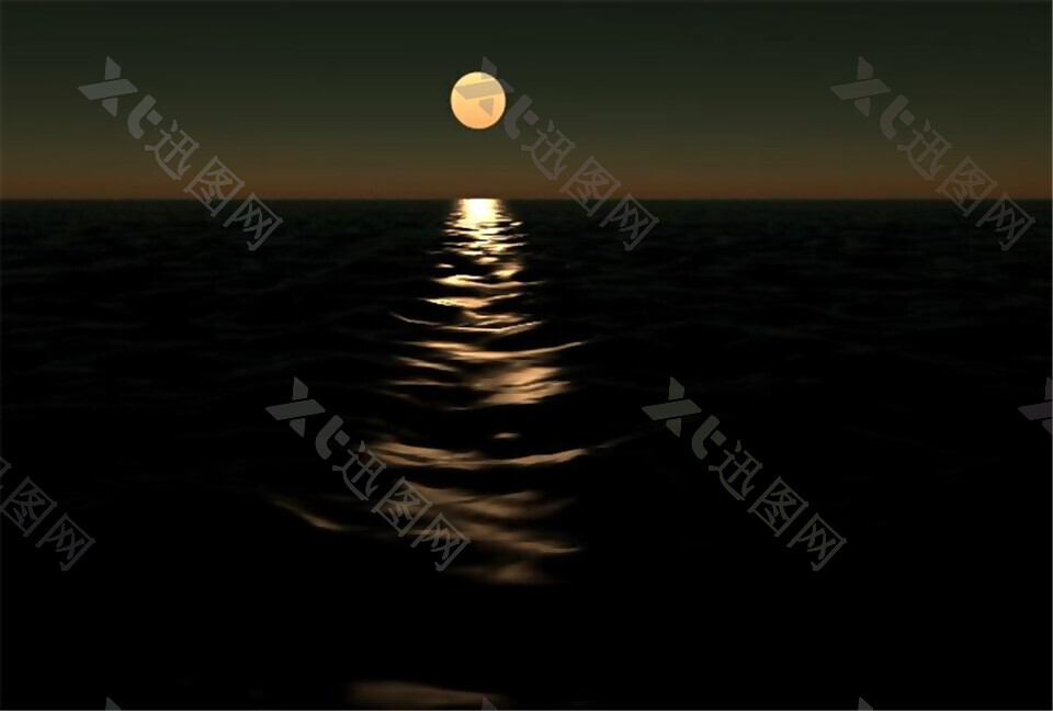 月亮在迈阿密动态视频素材