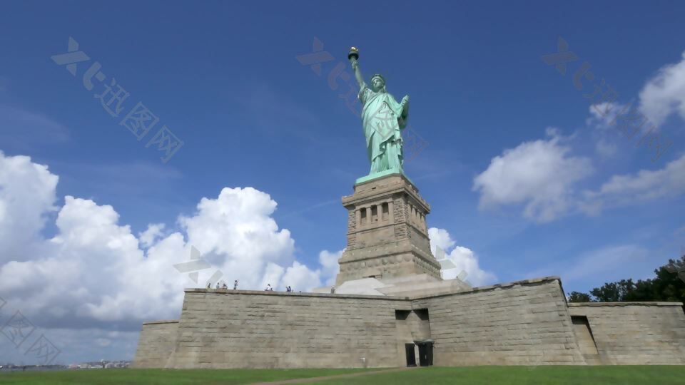 纽约自由女神像自由岛