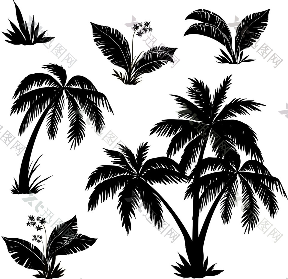 椰子树装饰素材
