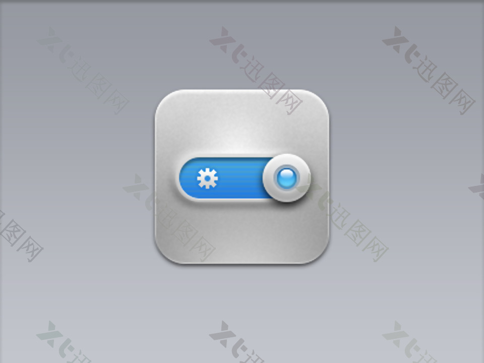 金属质感按钮icon设计