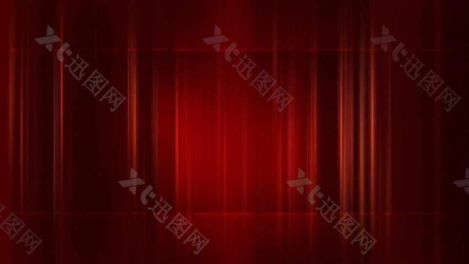 炫红舞台幕布动态视频素材