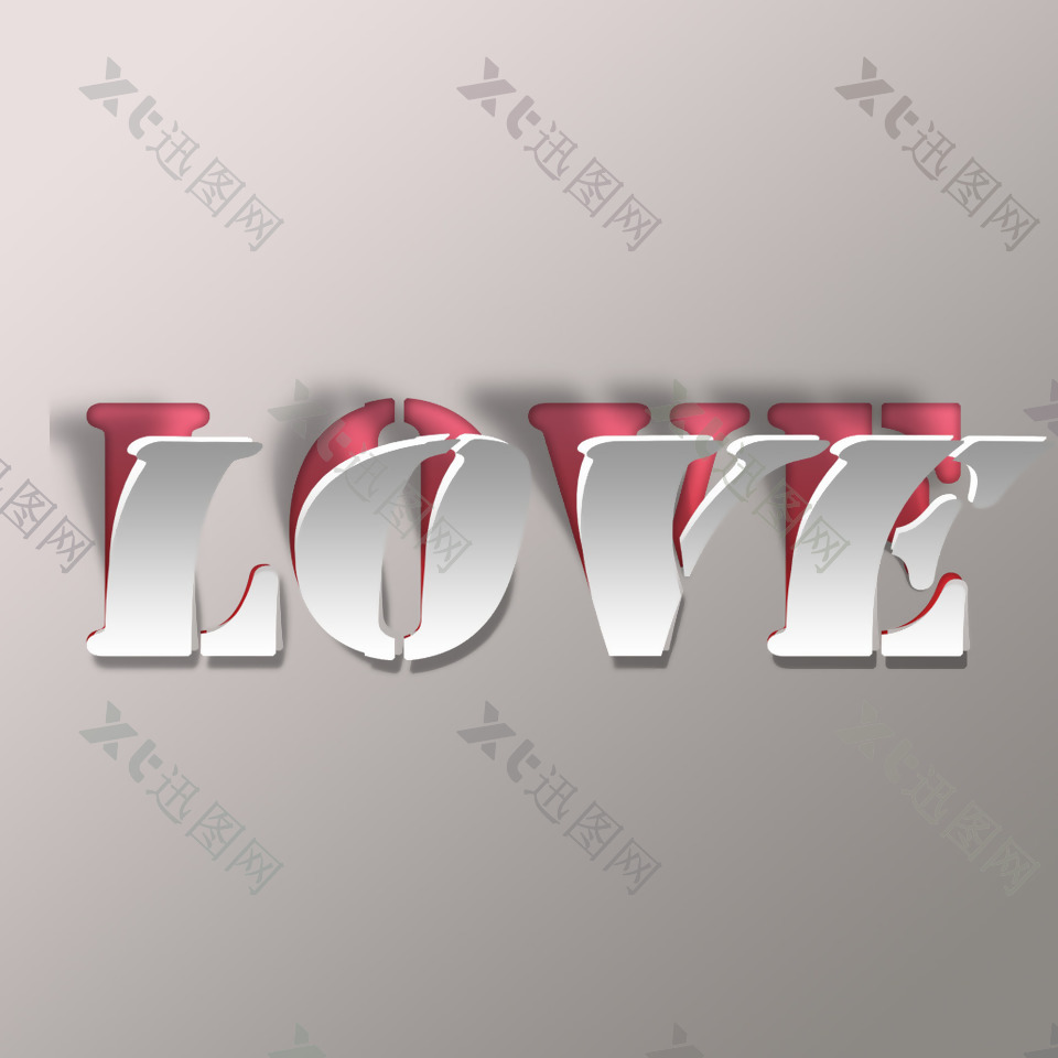 love创意字体设计