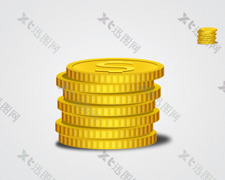 金币icon图标设计