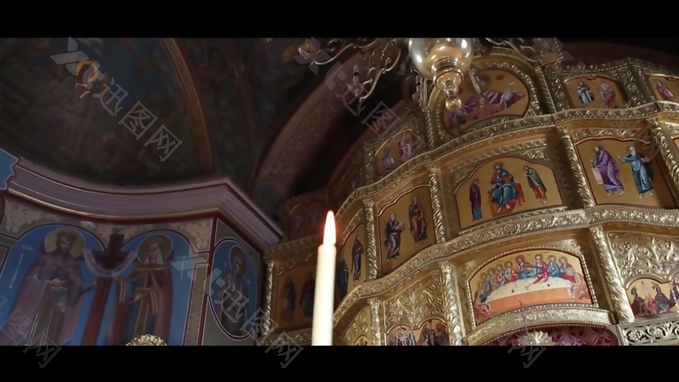 实拍宗教建筑视频素材