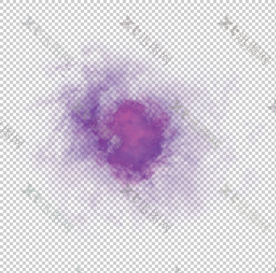 紫色模糊效果图形免抠png透明图层素材