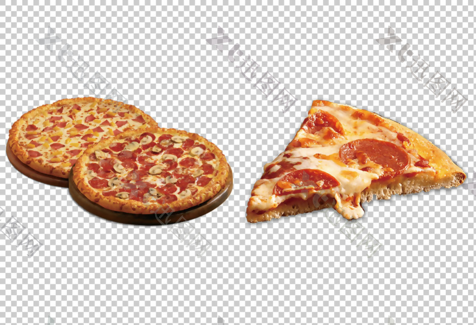 披萨图片免抠png透明图层素材