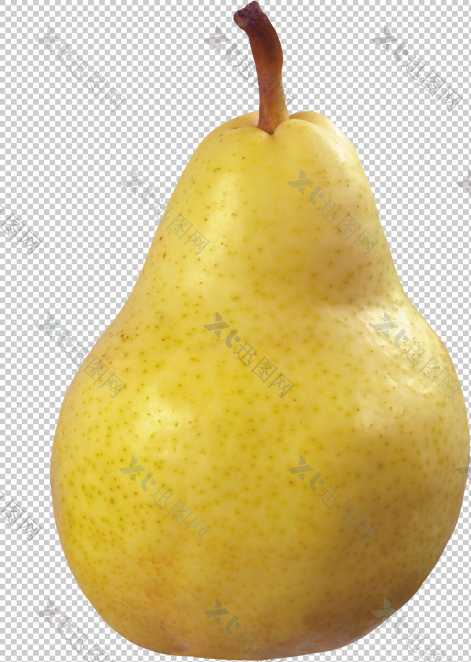 黄色的梨子免抠png透明图层素材
