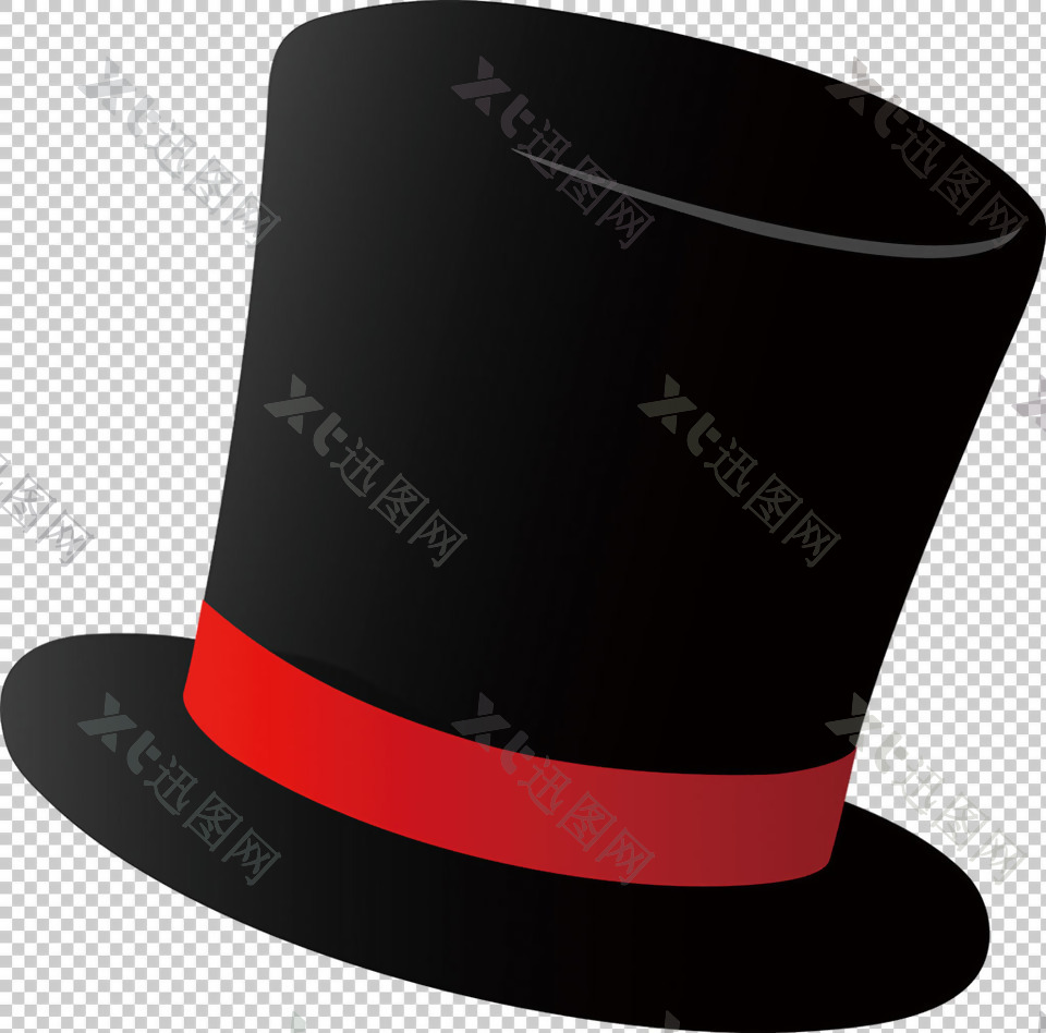 黑色的魔术帽免抠png透明图层素材