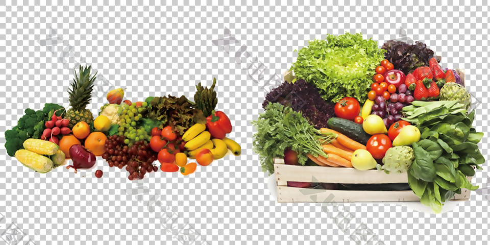 绿色新鲜蔬菜免抠png透明图层素材