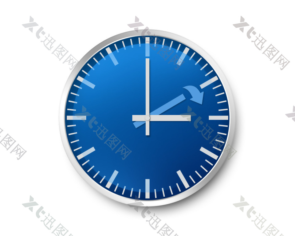 网页时钟icon图标设计