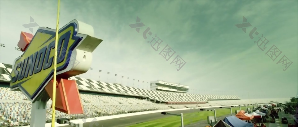 赛车跑道展示视频素材