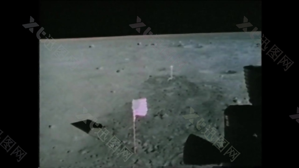 太空登月视频影视素材