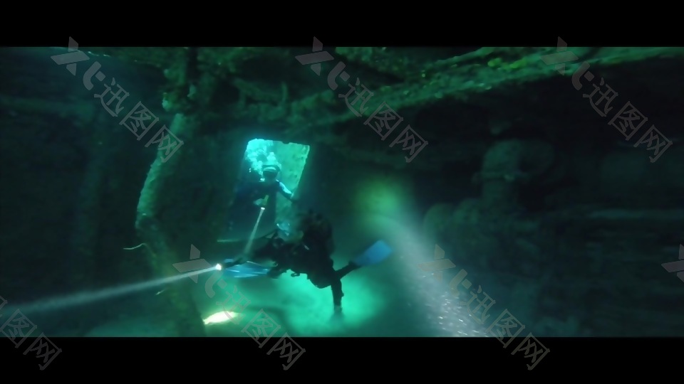 海底世界探险视频素材