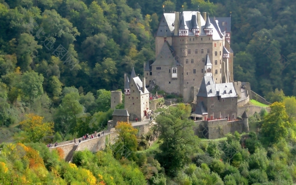 HDR高清城堡自然景观外景图片
