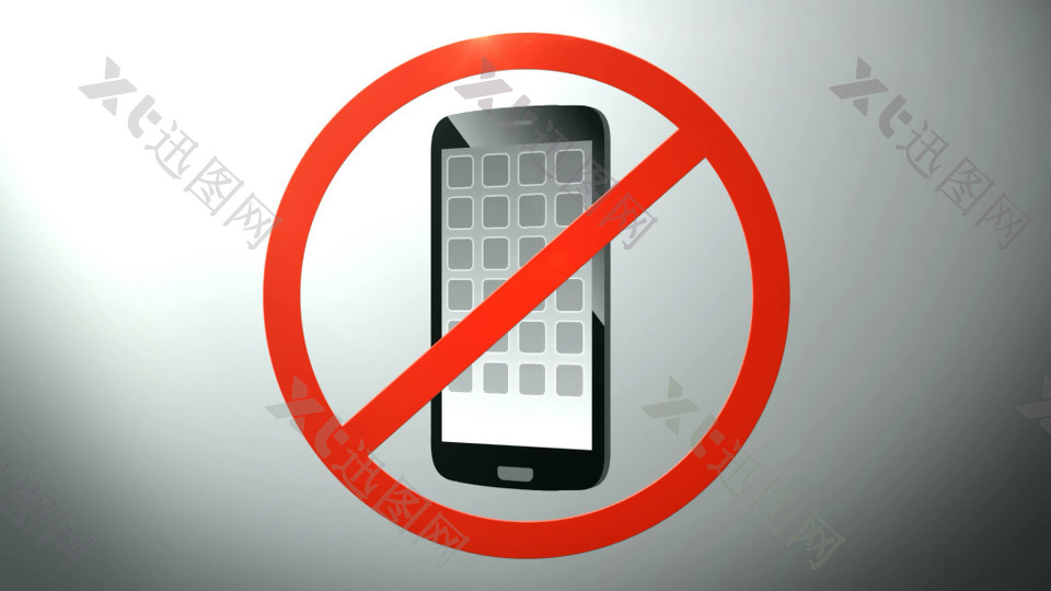 禁止使用手机打电话视频素材