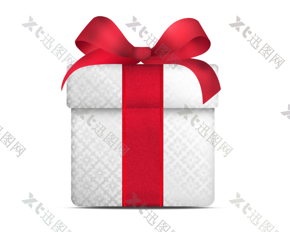 圣诞节礼物盒包装icon设计
