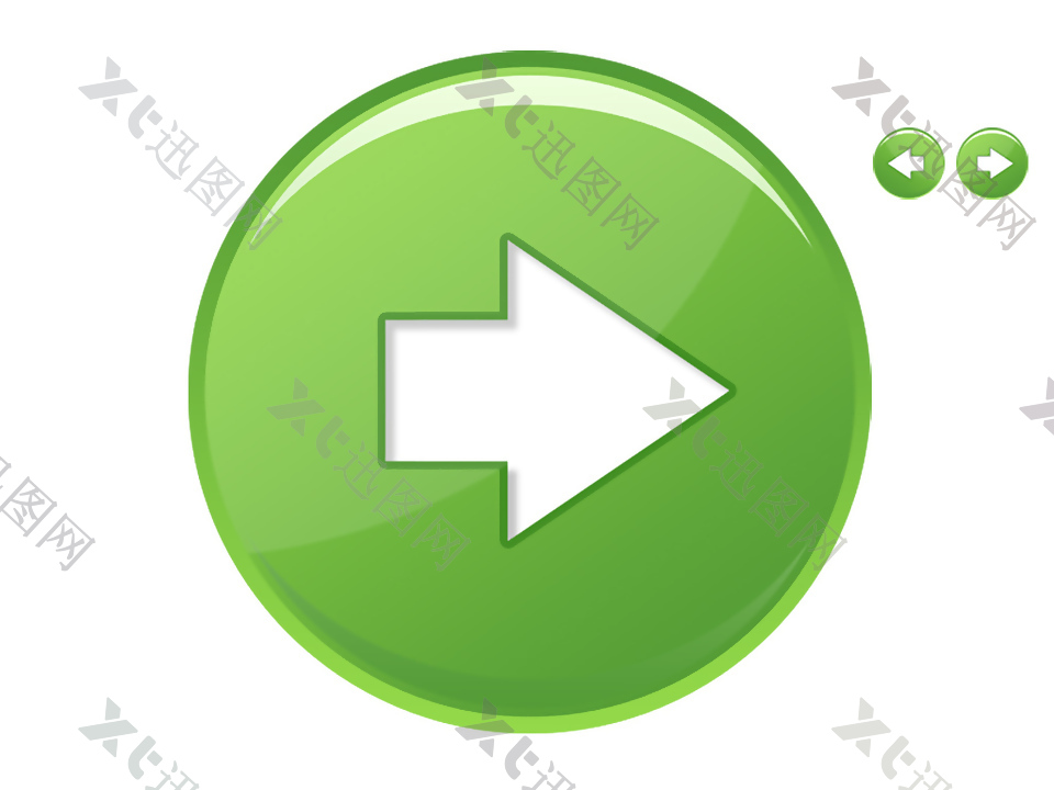 绿色箭头指标icon图标