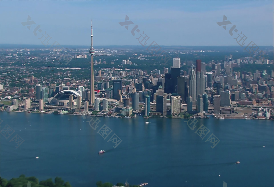 航拍鸟瞰城市视频素材