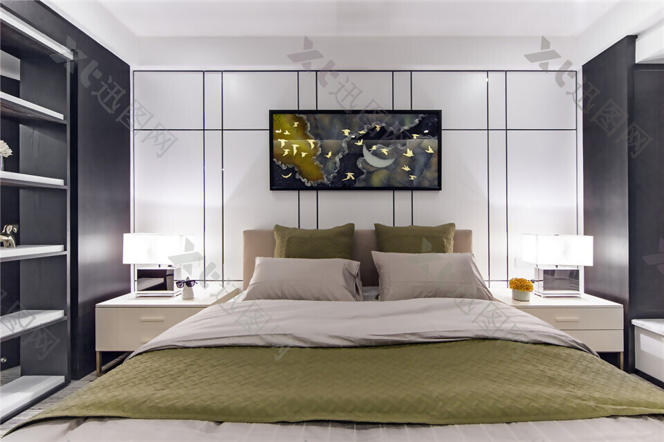 室内卧室现代装修风格效果图
