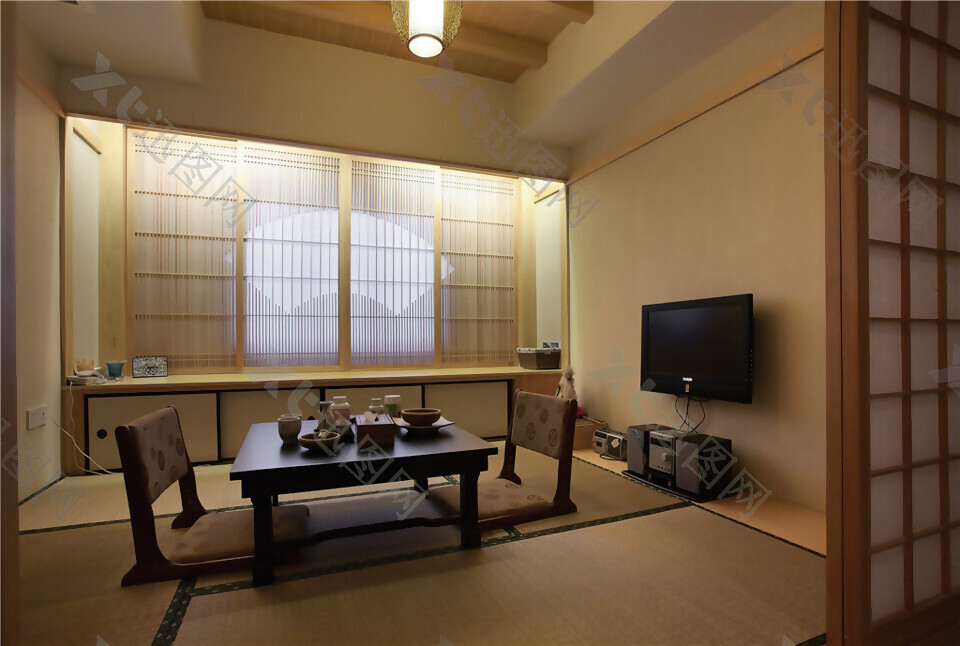 日式清新房间室内装修效果图