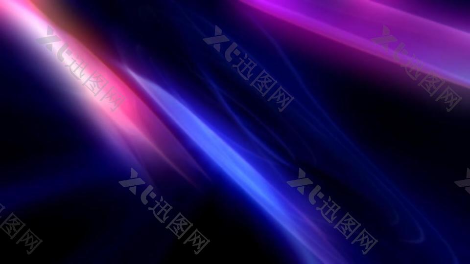 紫红光带线条光线视频素材