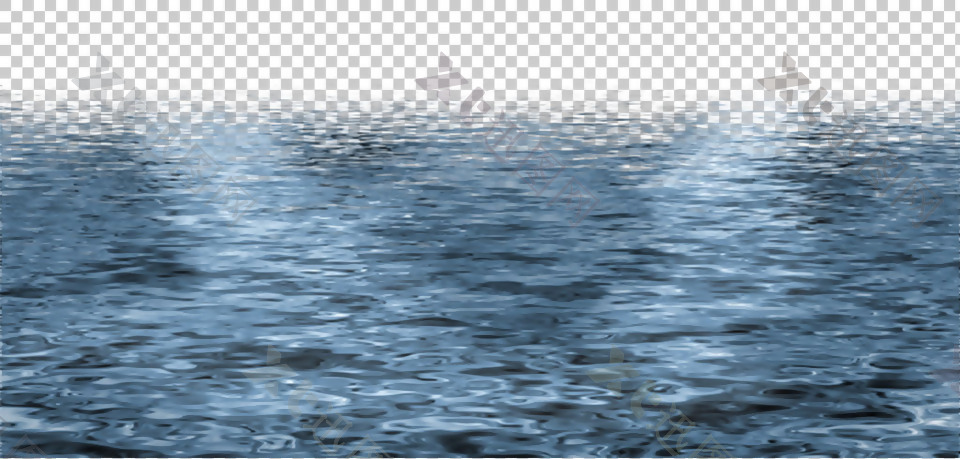 海浪荡漾的大海免抠png透明图层素材