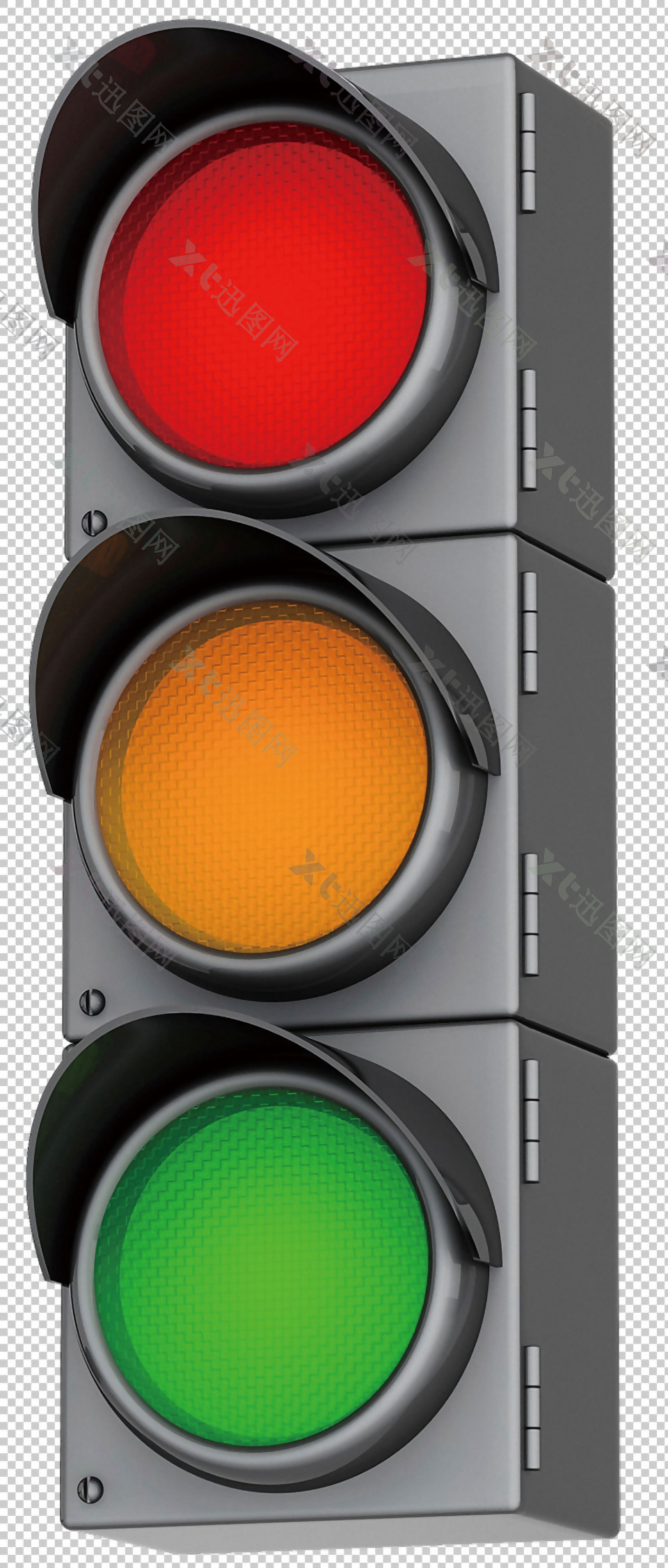 3d制作红绿灯图免抠png透明图层素材