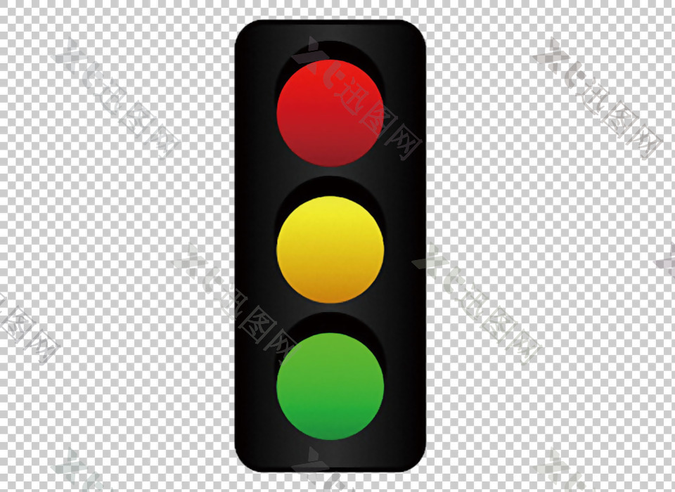 交通红绿灯图免抠png透明图层素材
