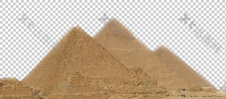 埃及金字塔照片免抠png透明图层素材