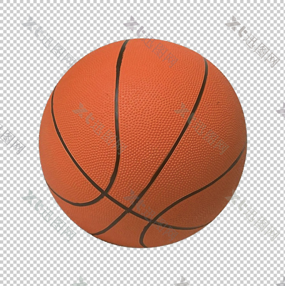 红色篮球照片免抠png透明图层素材