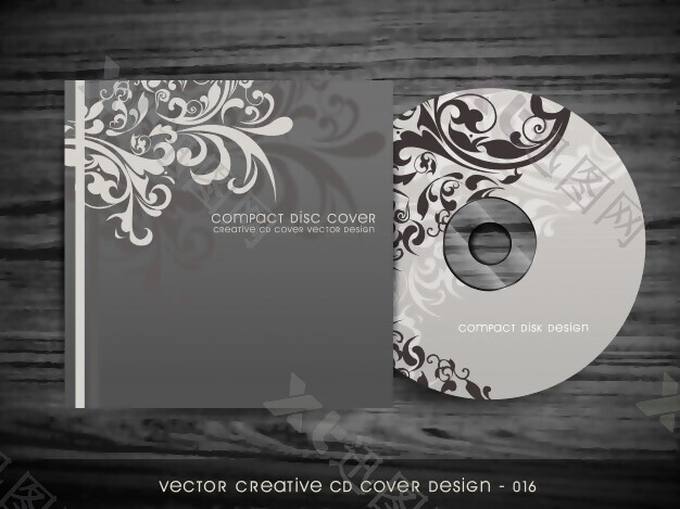 时尚花卉CD封面设计