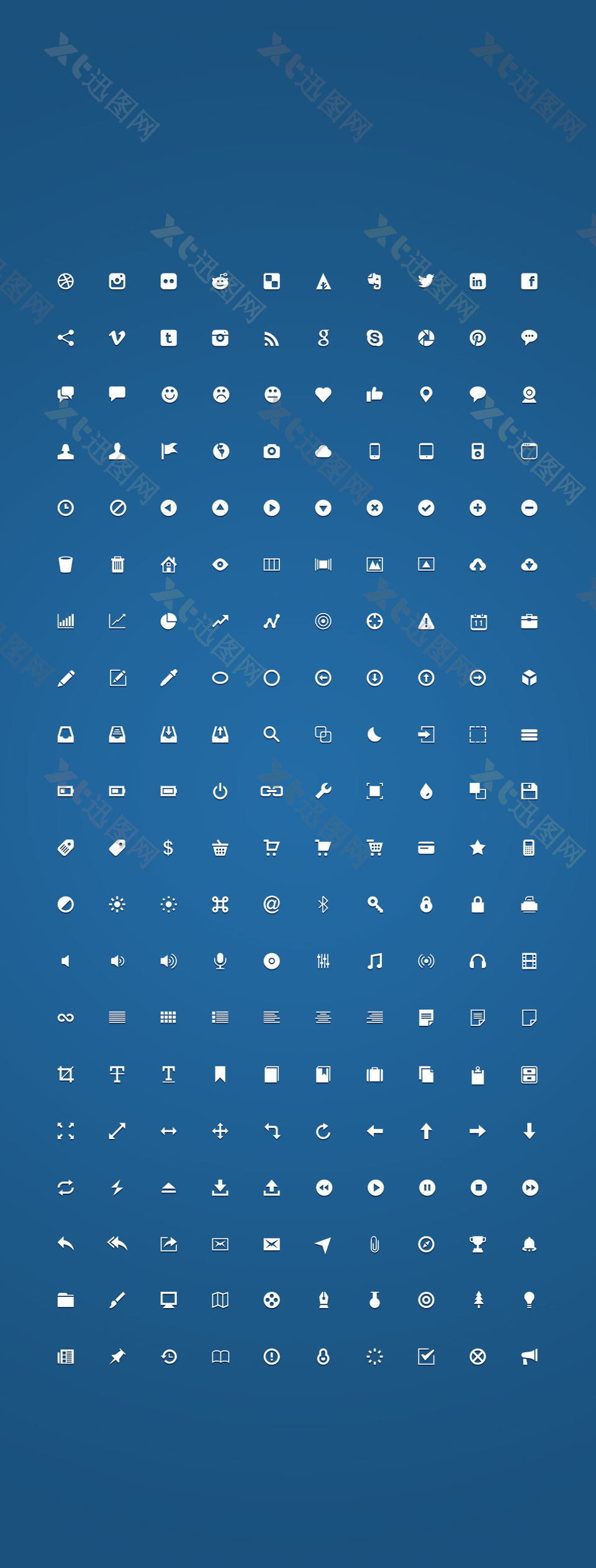 210个线性icon小图标