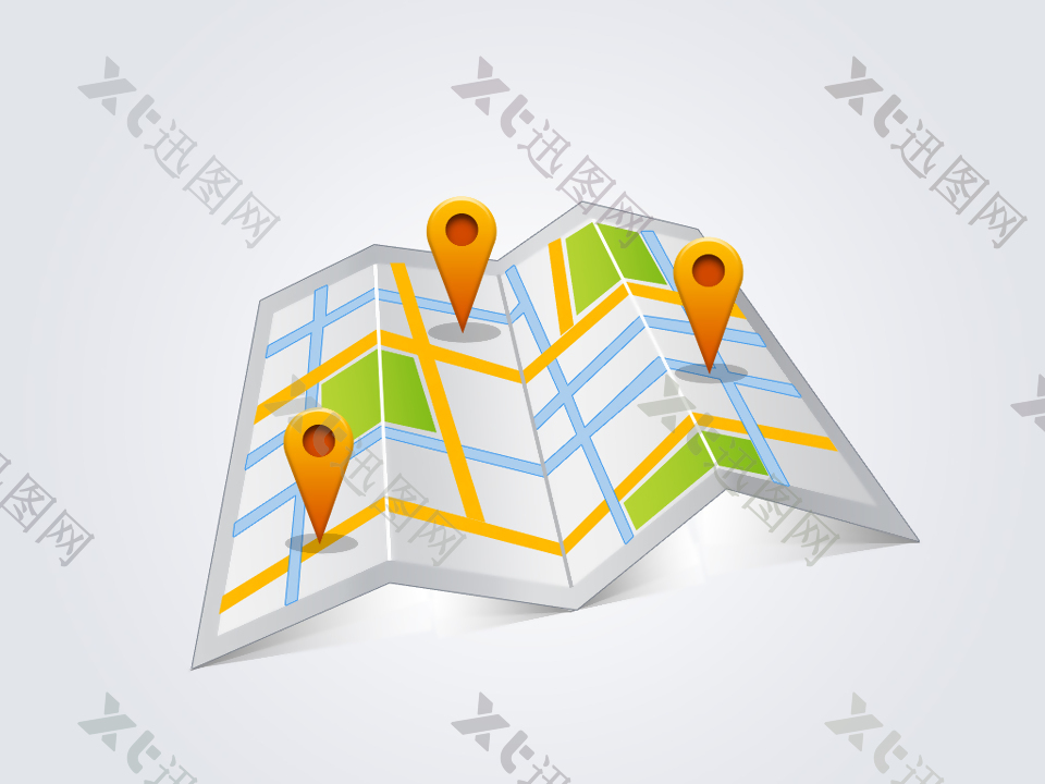网页UI地图定位icon图标设计