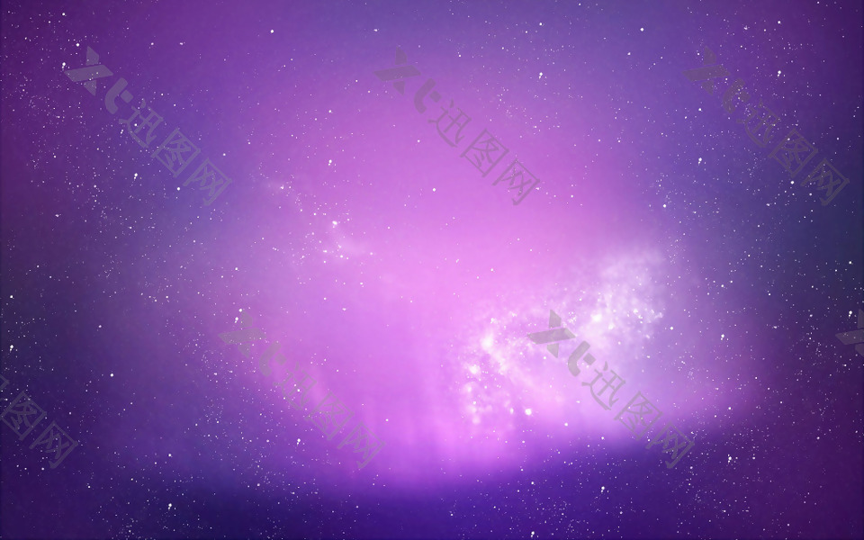 紫色梦幻太空唯美星空背景