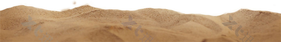 棕褐色的沙子沙丘免抠png透明素材