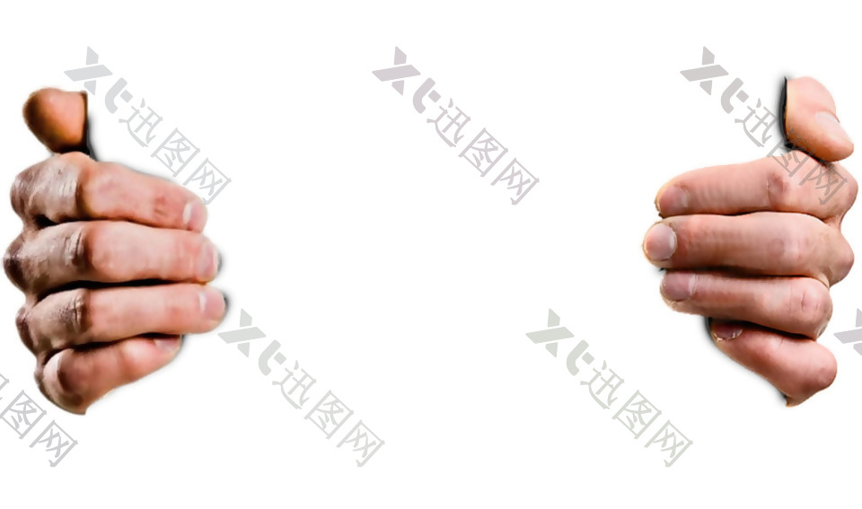 双手握东西图片抠png透明素材