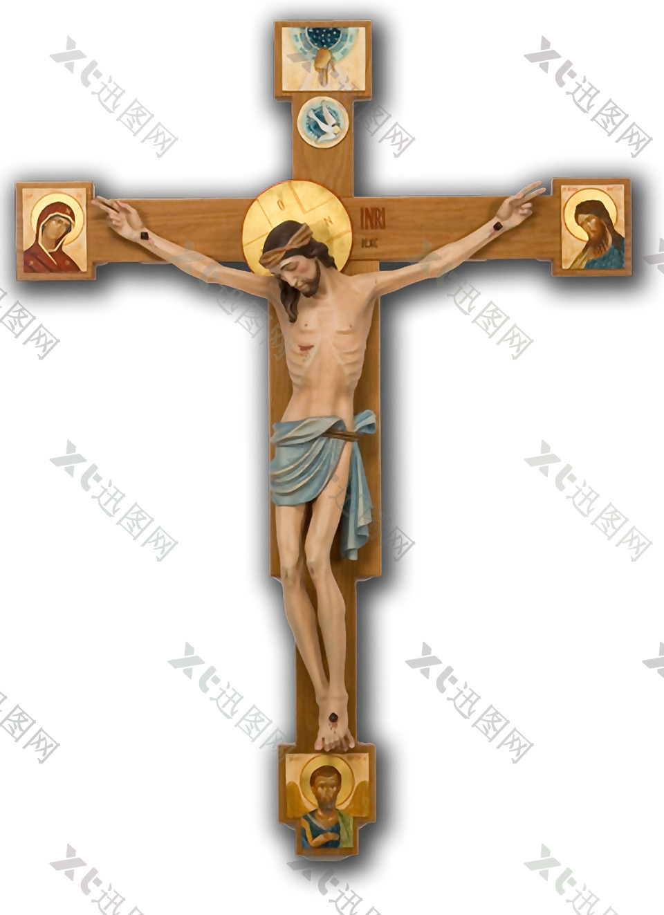 创意耶稣十字架免抠png透明素材