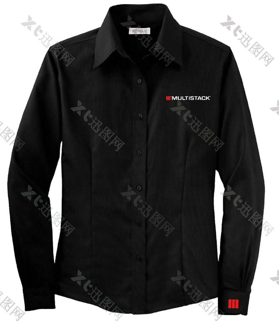 黑色的正式衬衫免抠png透明素材