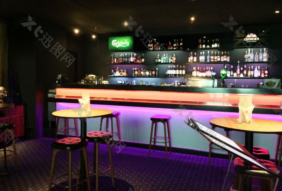 最新ktv酒吧圆形桌椅设计装修效果图片