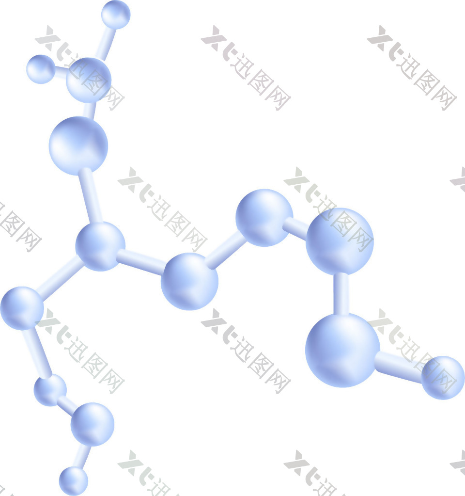 科技细胞分子png元素素材
