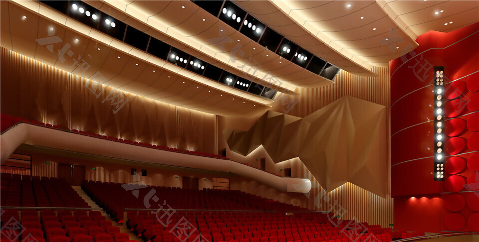 现代歌剧院舞台装修效果图
