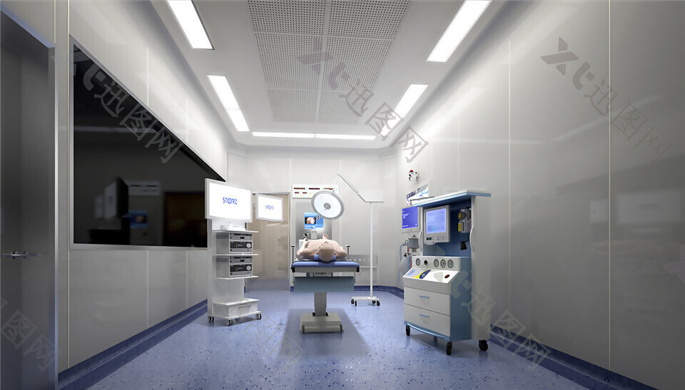 高端医院B超室仪器装修实景图